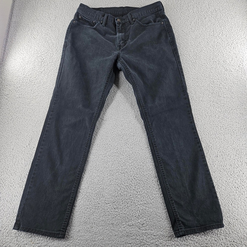 Levis 541 Jeans Mens 31x32 Black‎ Athletic Taper Fit Stretch Denim